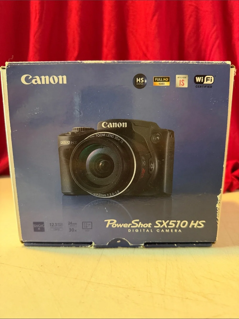 Canon PowerShot SX510 HS Digital Camera in Black with Box and Strap - Picture 3 of 4
